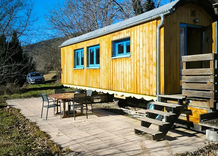 Luxury tent Belle Roulotte Avec Espace Bien-etre - Sisteron - Gap - Alpes *