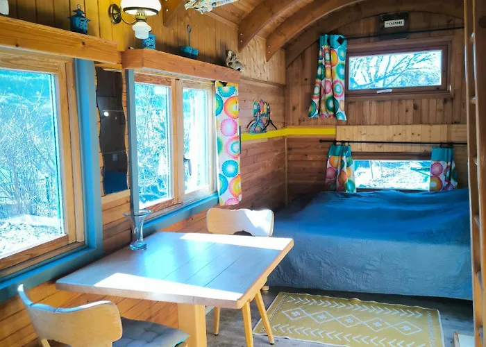 Luxury tent Belle Roulotte Avec Espace Bien-etre - Sisteron - Gap - Alpes *